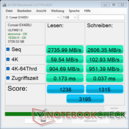 AS SSD - EX400U on the Razer Blade 16 Thunderbolt