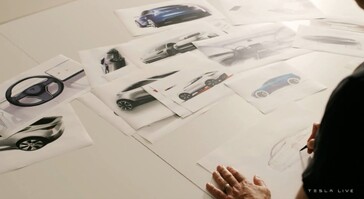 Tesla design sketches