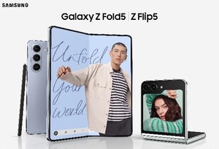 Galaxy Z Fold5 and Z Flip5. (Image source: @evleaks)
