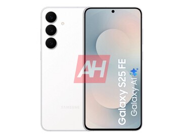 Galaxy S25 FE White variant front and back view. (Image source: Android Headlines)