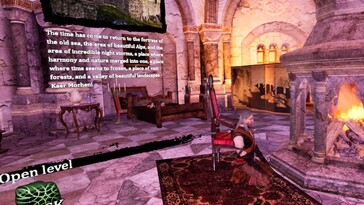 Text is legible and offset for greater readibility in VR (Image source: Nexusmods)