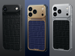 The new custom iPhones from Caviar (pictured) use materials like 24K gold plating, Hermès calfskin, stainless steel, and exotic leathers. (Image source: Caviar)