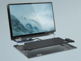 The Dell Concept Luna completely rethinks laptop design. (Image: Dell)