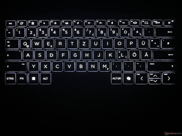 Keyboard backlight illumination