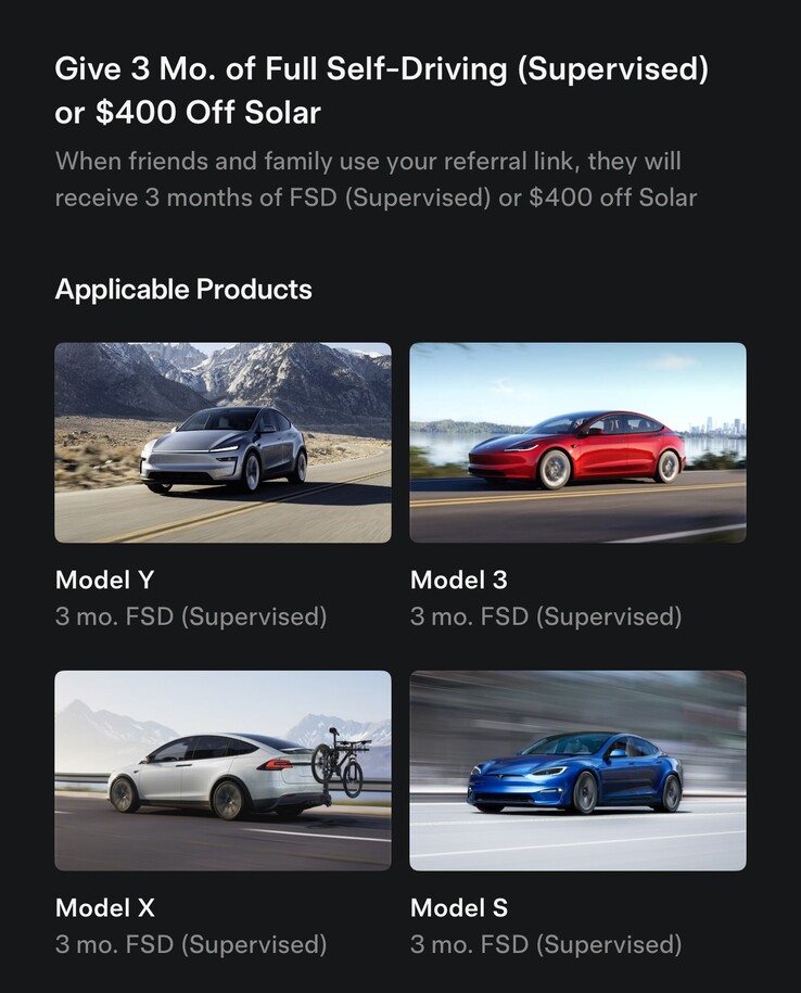 Tesla codes can be applied after ordering for the referral freebies.