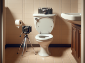 The US start-up Thorne has developed an AI-supported toilet camera that photographs excrements and assesses bowel health based on this. (Image source: DallE 3)