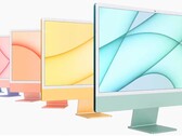 The 2021 Apple iMac has split opinion in regard to design due to its large chin and white bezels. (Image source: Apple)