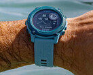 Garmin sells the Descent G1 Solar – Ocean Edition in a single 'Azure' colourway. (Image source: Garmin)