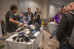 The XOC team tests the 9 7950X. (Source: AMD) 