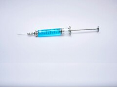 A medical syringe