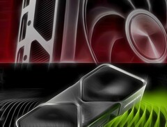 The winners of the AMD vs Nvidia GPU contest for 2025 will likely be the retailers. (Image source: AMD/Nvidia - edited)