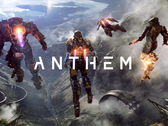 A screengrab of Anthem's logo from its original gameplay reveal (image source EA)
