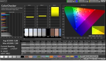 CalMAN color accuracy