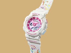 The Casio Baby-G BA-110XMLP25-7PFUN (pictured) is the latest watch designed in collaboration with My Little Pony. (Image source: Casio)
