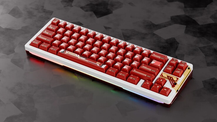 Chilkey will also offer the Slice68 HE in a red EVA-02 theme. (Image source: Chilkey)