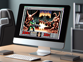 The retro shooter Doom is now playable in PDF format thanks to the creativity of the "ItRunsDoom" community. (Image source: DallE 3)