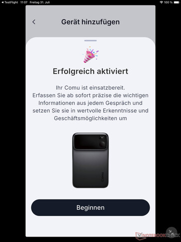 Activating Comu Action Pro is quick and easy.
