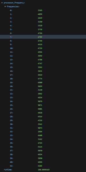 Intel Core Ultra 9 185H Geekbench Geekbench clock speed (image via Geekbench)