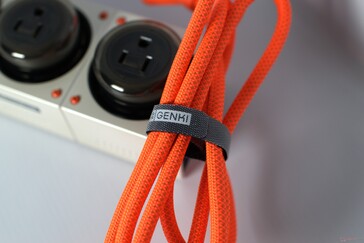 The 1.5m-long braided cable attached to the Moonbase...