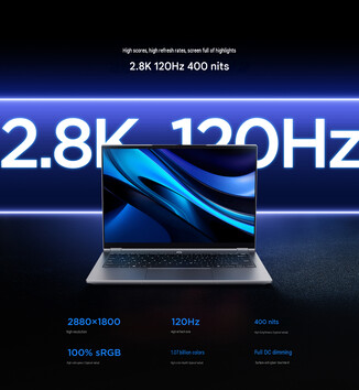 Display specs of the Lecoo Pro 14 Core Edition (machine translated)