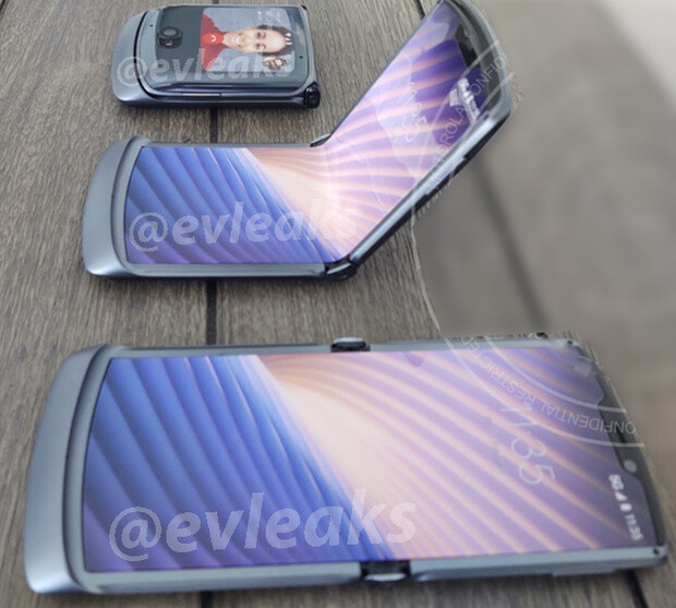 A full-size version of the Motorola Razr 5G renders (Image source: @evleaks)