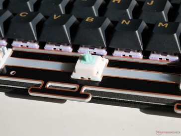 Tide 75 space bar silicone inserts