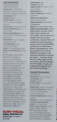 Final Fantasy IX: The Black Mages' Legacy description (Image source: Ecran Total, Gershwin Impact Bluesky account)