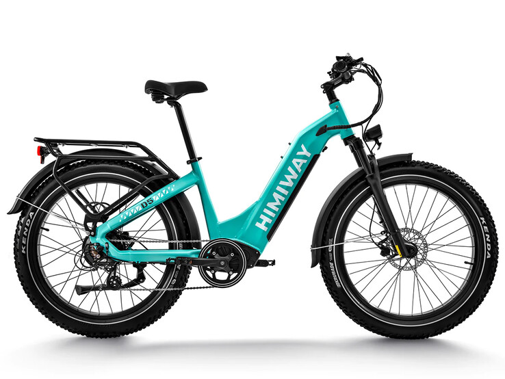 The Himiway Zebra Step-Thru e-bike in Blue. (Image source: Himiway)