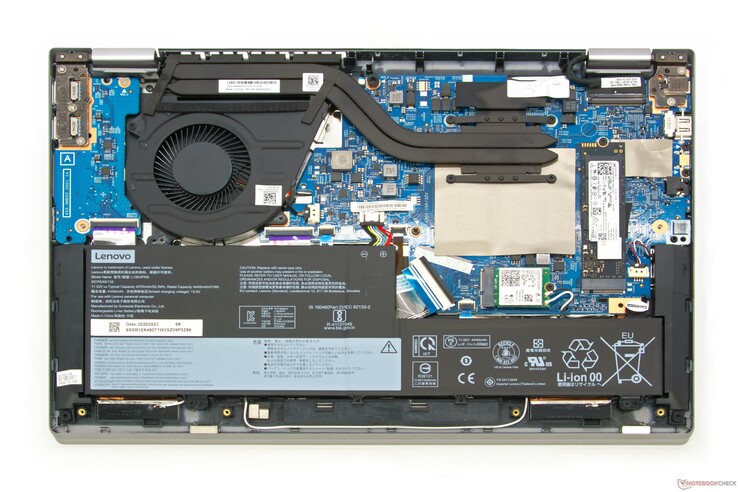 The interior of the IdeaPad Flex 5 14ALC05