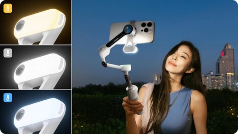 Adding an adjustable spotlight to the AI Tracker was a nice move (Image source: Insta360)