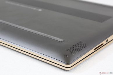 Speakers are now bottom-facing instead of front-facing Speakers are now bottom-facing instead of front-facing