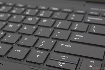 The Up/Dn arrow keys are cramped