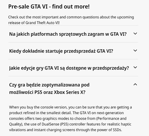 GTA 6 PS5 and Xbox performance modes detailed