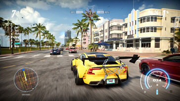 Pictured: A gameplay screenshot from Need for Speed Heat.