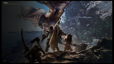 Pictured: GeForce Now App loading Monster Hunter World  (Image Source: screenshot taken courtesy of Nvidia's native app)