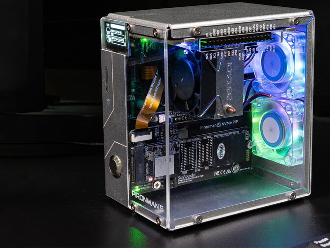 Pironman 5 transforms Raspberry Pi 5 into a mini gaming PC