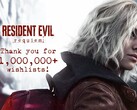 Resident Evil Requiem is celebrating 1 million wishlists across multiple platforms. Thank you message pictured (image source: Resident Evil's X account)