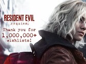 Resident Evil Requiem is celebrating 1 million wishlists across multiple platforms. Thank you message pictured (image source: Resident Evil's X account)