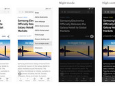 Samsung Internet Browser 6.2 Night Mode and High Contrast Mode (Source: Samsung Internet Developers)