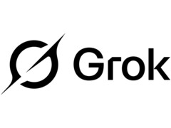 A promotional image featuring the logo for xAI&#039;s Grok AI assistant. (Image source: Wikimedia Commons)