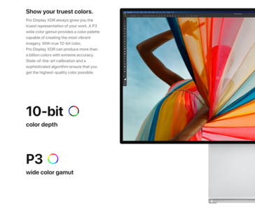 Apple's Pro Display XDR advertising in the US. (Image source: Apple)
