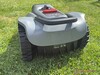 Rear of the compact robotic lawn mower