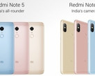 Xiaomi Redmi Note 5 and Redmi Note 5 Pro (Source: Xiaomi)