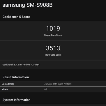 The Exynos 2200.