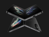 Galaxy Z Fold4 render. (Source: OnLeaks x SmartPrix)