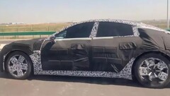 A Xiaomi Car in prototype camuflage. (Source: Xiaomiui)