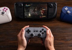 The 8BitDo Pro 3 controller can be connected to a Steam Deck via Bluetooth or USB. (Image source: 8BitDo)
