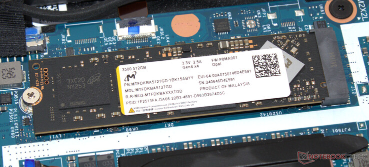 A PCIe 4.0 SSD serves as the system drive.