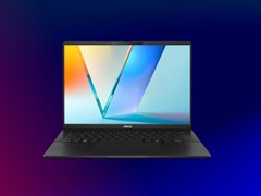 The Asus Vivobook S 14 OLED (Q423) carries a 14-inch 1200p OLED display. (Image source: Asus/Best Buy, Unsplash, edited)