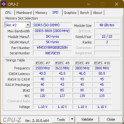 CPU Z SPD